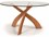 Copeland Entwine 48" Round Glass Dining Table  CF6ENT48