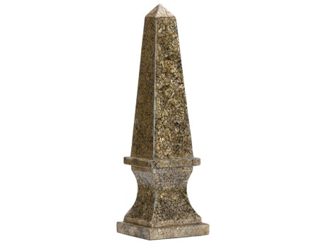Chelsea House Misc Gold Black Obelisk Sculpture