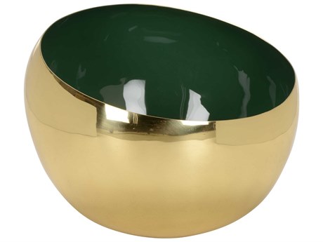 Chelsea House Green Enameled Decorative Bowl
