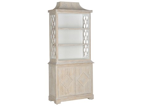 Chelsea House Jamie Merida Whitewashed Lyford Cay Bookcase