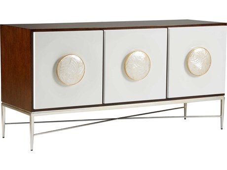 Chelsea House 60" Mahogany Wood Oak White Oliver Sideboard