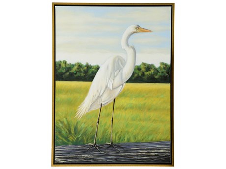 Chelsea House White Egret Oil Painting
