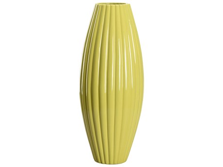 Chelsea House Elizabeth Wicker Yellow Aubrey Vase
