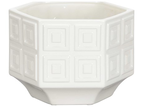 Chelsea House Dover White Cachepot