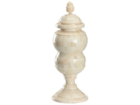 Chelsea House Natural White Cyrus Bone Jar