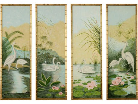 Chelsea House Tropical Morning Panels Set of 4