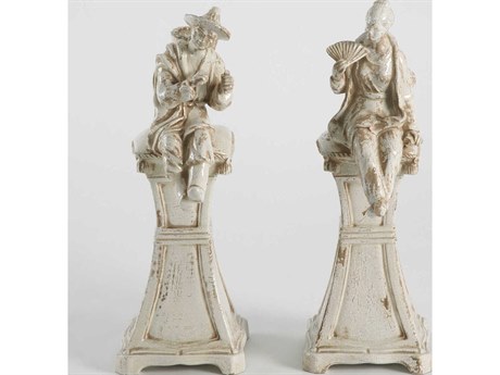 Chelsea House Chinese Figure On Pedestal