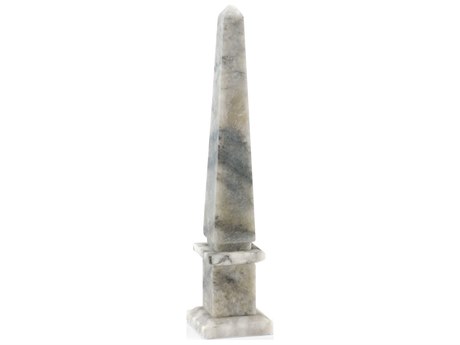 Chelsea House Alabaster Obelisk - Gray
