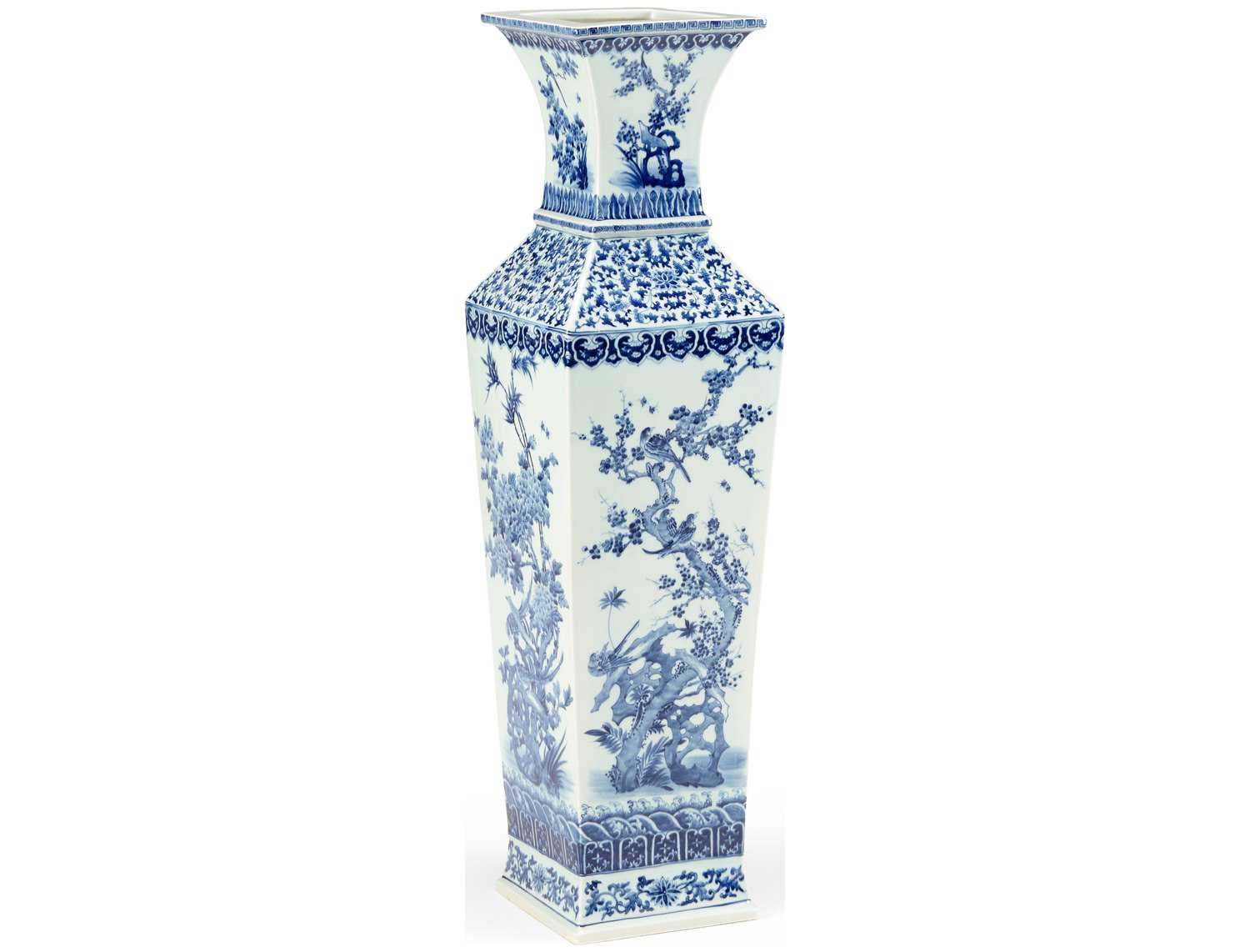 Chelsea House Blue White Porcelain Large Nanking Vase | CH382238