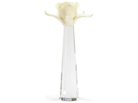 Chelsea House Large Rose On Stand - Cream