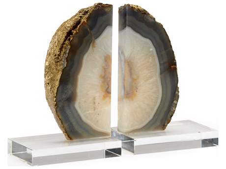Chelsea House Geode Bookends