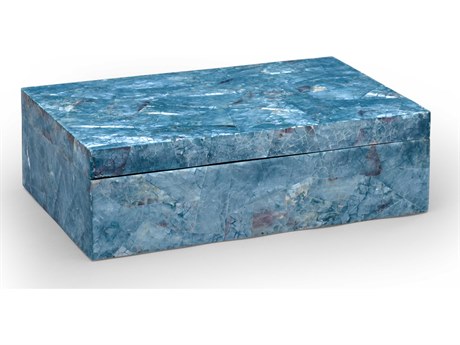 Chelsea House Blue Hammer Shell Box