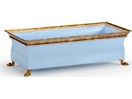 Chelsea House Bill Cain French Tole Planter - Blue