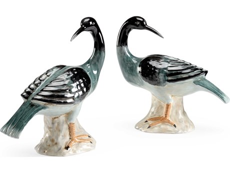 Chelsea House Claire Bell Loon Sculptures - Green
