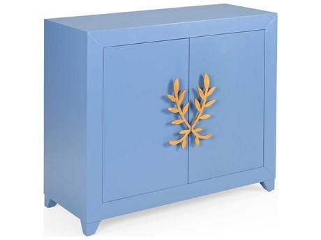 Chelsea House Claire Bell Blue Solid Wood Accent Chest