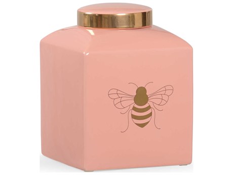 Chelsea House Shayla Copas Bee Gracious Ginger Jar - Coral