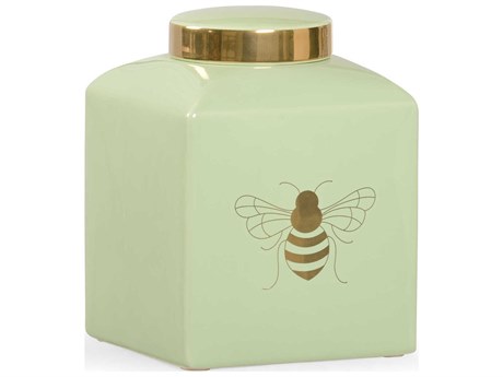 Chelsea House Shayla Copas Bee Gracious Ginger Jar - Pistachio