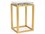 Chelsea House Shayla Copas Flutter 16" Rectangular Glass Pistachio Gold Side Table -  CH384963
