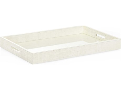 Chelsea House Jamie Merida Kiawah Tray - White