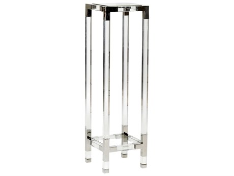 Chelsea House Chelsea Pedestal - Clear/Silver (Lg)