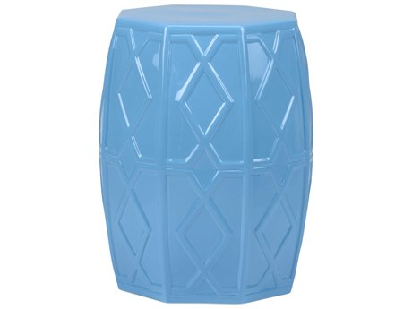 Chelsea House Shayla Copas Blue Accent Stool