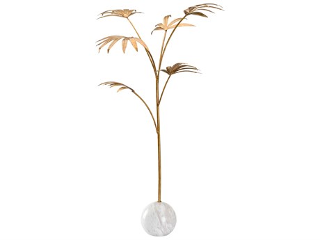 Chelsea House Bradshaw Orrell Leaf Sculpture - Gold