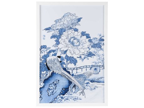 Chelsea House Blue And White Asian Garden II