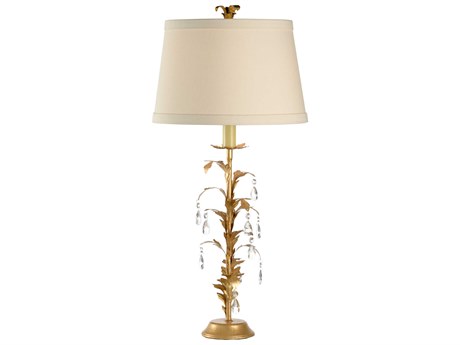 Chelsea House Rossetti Gold Crystal Buffet Lamp