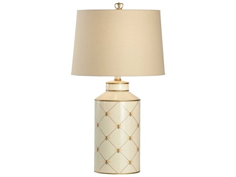 Chelsea House Queen Bee White Gold Table Lamp