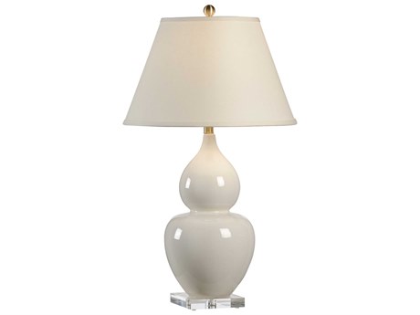 Chelsea House Fulton Vase White Table Lamp - Cream