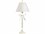 Chelsea House Bow White Table Lamp - Gold  CH69143