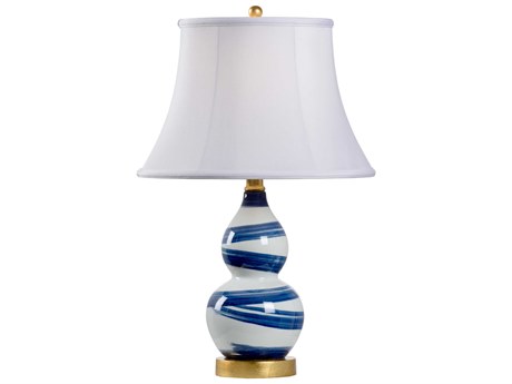 Chelsea House Blue And White Swirl Table Lamp