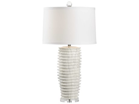 Chelsea House Colorado Gray White Table Lamp - Marblized