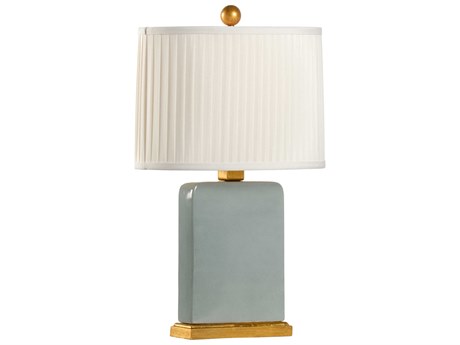 Chelsea House Pam Cain Slender Gray Table Lamp - Heather