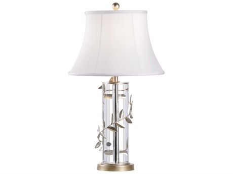 Chelsea House Pam Cain Hutchins Clear Silver Table Lamp -