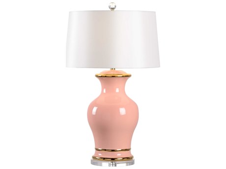 Chelsea House Shayla Copas Audrey Pink Gold Table Lamp - Coral