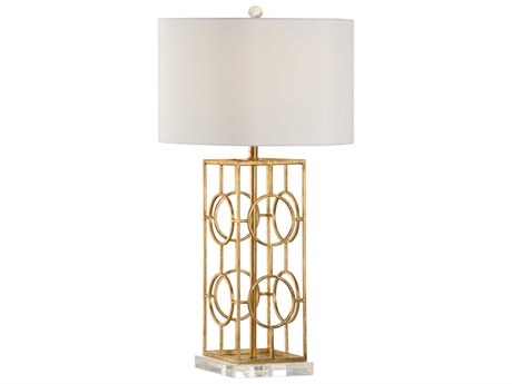 Chelsea House Dorset Gold Crystal Table Lamp