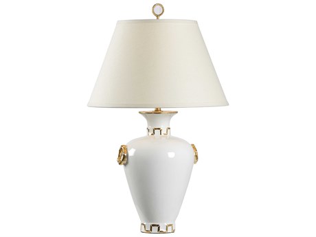 Chelsea House Bradshaw Orrell Ring Vase White Gold Table Lamp