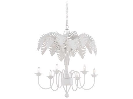 Chelsea House Bradshaw Orrell White Tiered Chandelier