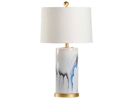Chelsea House White Gray Blue Table Lamp