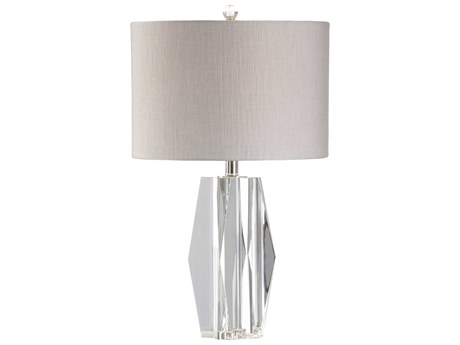 Chelsea House Emelia Crystal Clear Table Lamp
