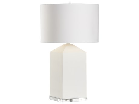 Chelsea House Shayla Copas White Cream Buffet Lamp
