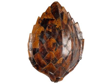 Chelsea House Penshell 1-Light Natural Brown Wall Sconce