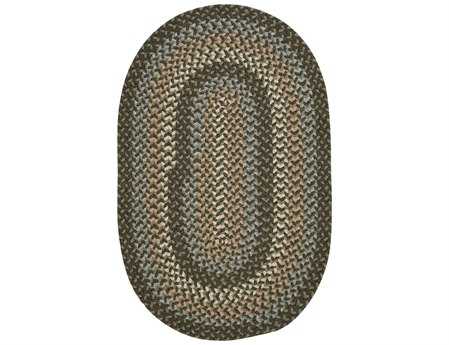 Colonial Mills Boston Common Braided Striped Area Rug