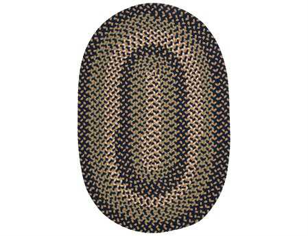 Colonial Mills Brook Farm Braided Striped Area Rug