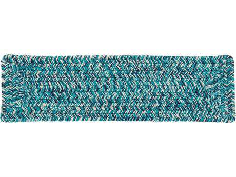 Colonial Mills Catalina Blue Lagoon 13-Piece 8"x28" Oval Stair Tread Set