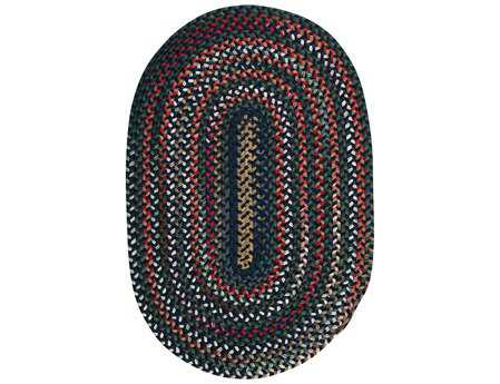 Colonial Mills Chestnut Knoll Braided Striped Area Rug