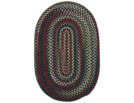 Colonial Mills Chestnut Knoll Braided Striped Area Rug
