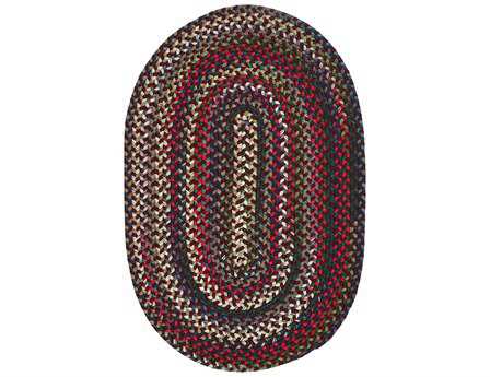 Colonial Mills Chestnut Knoll Braided Striped Area Rug