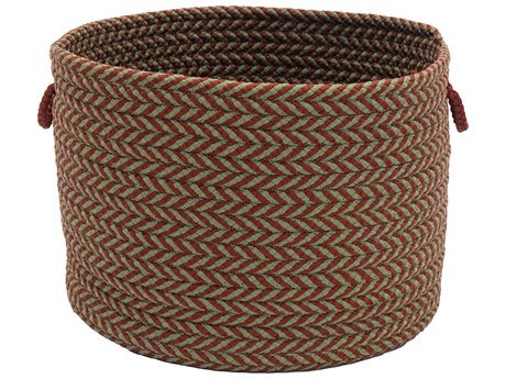 Colonial Mills Holiday Chevron Jumbo Basket